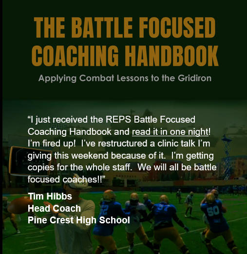 REPSVR's tweet photo. This 4th of July, leadership matters.

The Battle Focused Coaching Handbook applies combat-tested lessons to the gridiron — helping coaches build tougher, more resilient, more prepared teams.

Discipline. Standards. Accountability. Competitive toughness.

If you coach young men, this book belongs in your program.

Available now. https://t.co/av9DoXvrnM
#FootballCoaching #Leadership #HighSchoolFootball