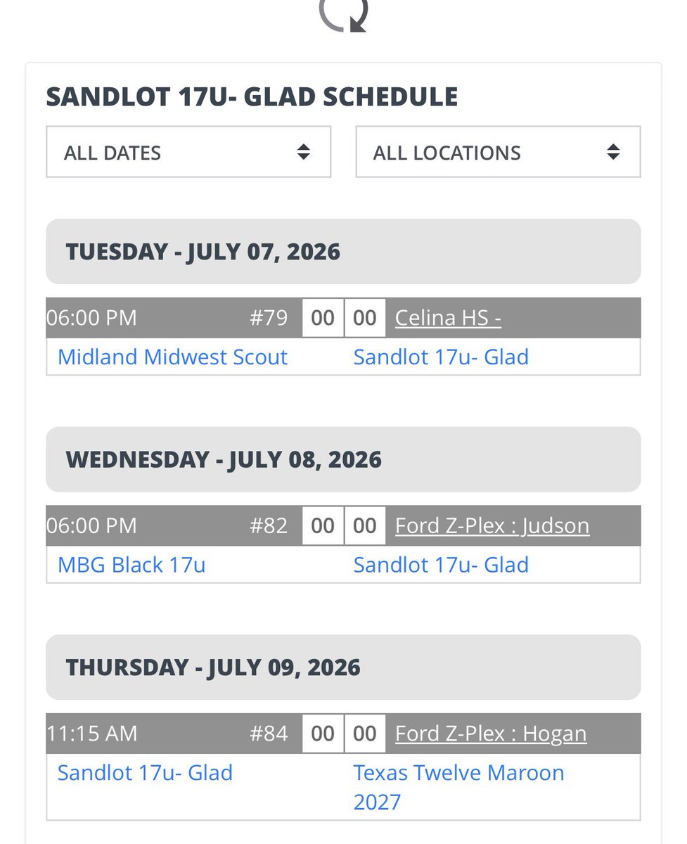 G_Glad11's tweet photo. Here is our schedule for the Don Mattingly at the Zplex! 

Game 1 
@Dagangrizzle 
@JohnnyT2029 

Game 2
@jbasquez27 
@TylerSparks27 

Game 3 
@I_Seger_Sprain 
@bryson_deaver 

Game 4 
@CohenMiller35 

  @FiveTool 
@Sandlot_Tulsa 
#sandlotfam https://t.co/RCaB8ywwGq