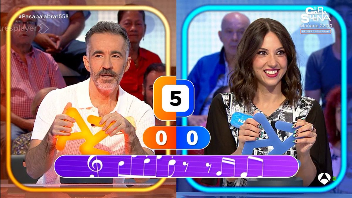 JoGonBa's tweet photo. Qué calladilto se lo tenía, y qué sorpresa tan refrescante ver a @Pixelskaya como invitada por ¿cuarta/quinta? vez en @PasapalabraA3 . Un programa tan entretenido como valiente 😂 https://t.co/HRo9CtBUSI