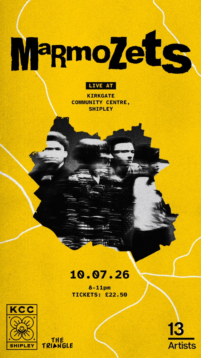 MARMOZETS's tweet photo. SURPRISE! Friday 10th July we’ll be live at @kirkgate_centre ✨ kind of a hometown show…

Tickets on sale 10am tomorrow at https://t.co/ifHhDYIKMW https://t.co/stWlv4Jrsh