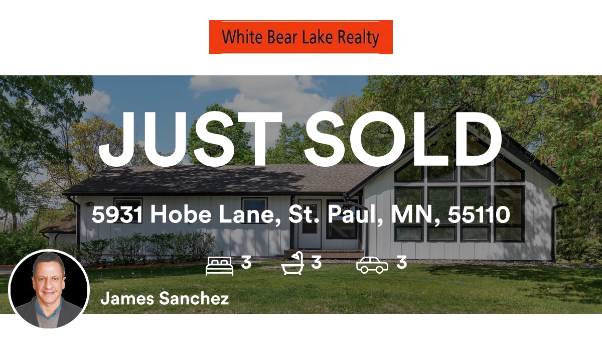 JamessanchezRE's tweet photo. 🛌 3 🛀 3 🚘 3
📍 5931 Hobe Lane, St. Paul, MN, 55110

My latest sale on RateMyAgent.

https://t.co/37CO0RCnHI

...
#ratemyagent #realestate #White_Bear_Lake_Realty https://t.co/4MyRH7kvCM