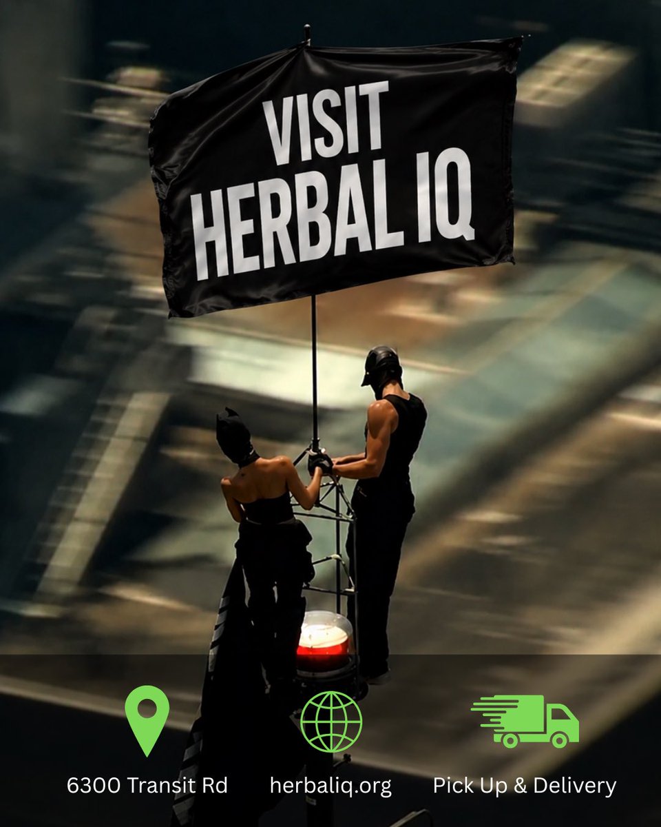 herbaliq's tweet photo. We had to hop on this trend 🏴👋 Buffalo, consider this your sign to visit HERBAL IQ 🍃🧠 30% OFF ALL PRODUCTS WITH NO FEES OR MINIMUM DELIVERY! 

#trend #empirestate #climbers #buffalony #herbaliq 
@abbwetz https://t.co/IizKrseA1N