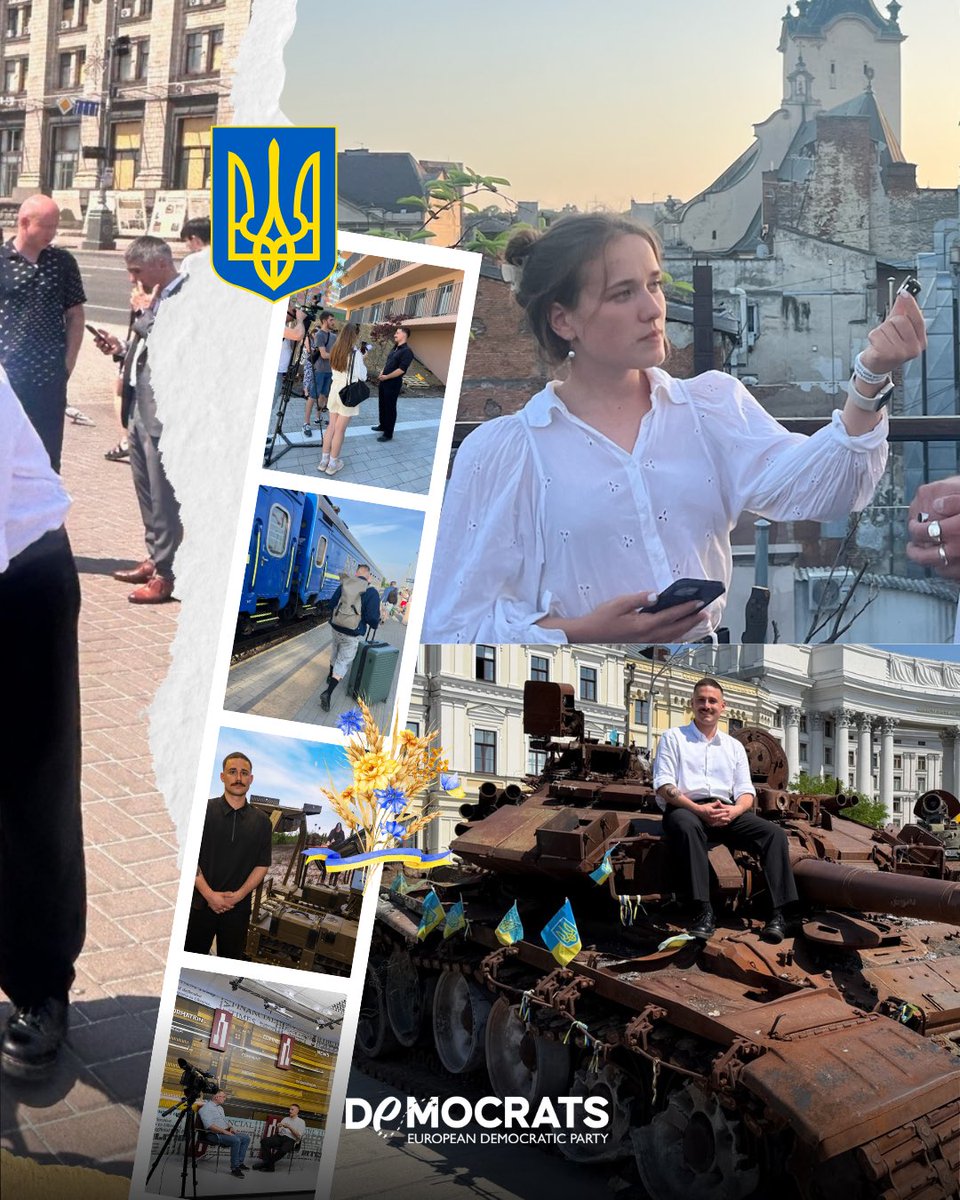 democrats_eu's tweet photo. Our German MEP Lukas Sieper @LukasSieperMdEP went to Ukraine and found Europe stripped of speeches. A candle at Marsove Pole. A young amputee learning to walk again. A youth council planning reforms under sirens. Maidan still speaking. In Lviv and Kyiv, he saw a nation that does not ask for pity, but for partnership. Ukraine is not Europe’s tragedy. It is Europe’s courage under fire. And Lukas brought back one message: stop admiring resilience. Start matching it.