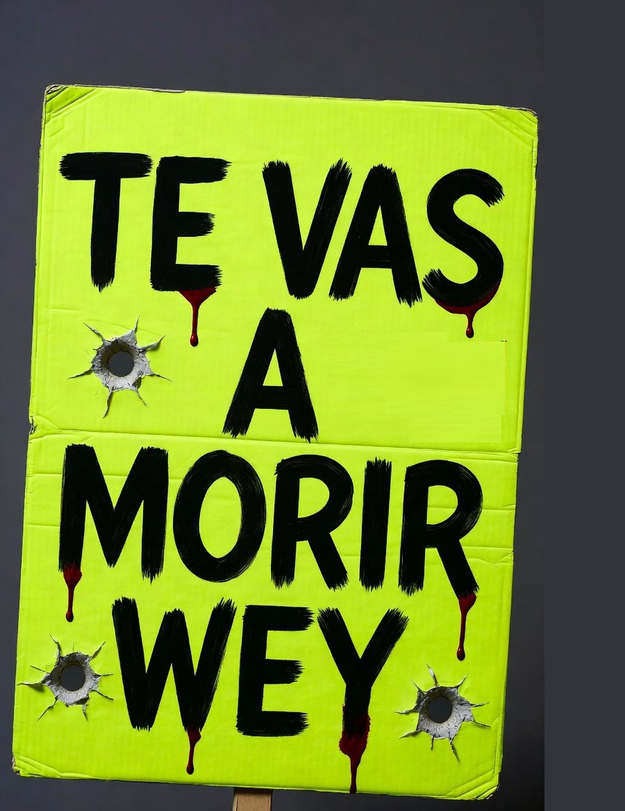 Slash1979's tweet photo. @RodrigoRojas100 @heygentlewhale Ahí esta la amenaza de muerte del cartel, servido carnal. https://t.co/ErsgrHnKcf