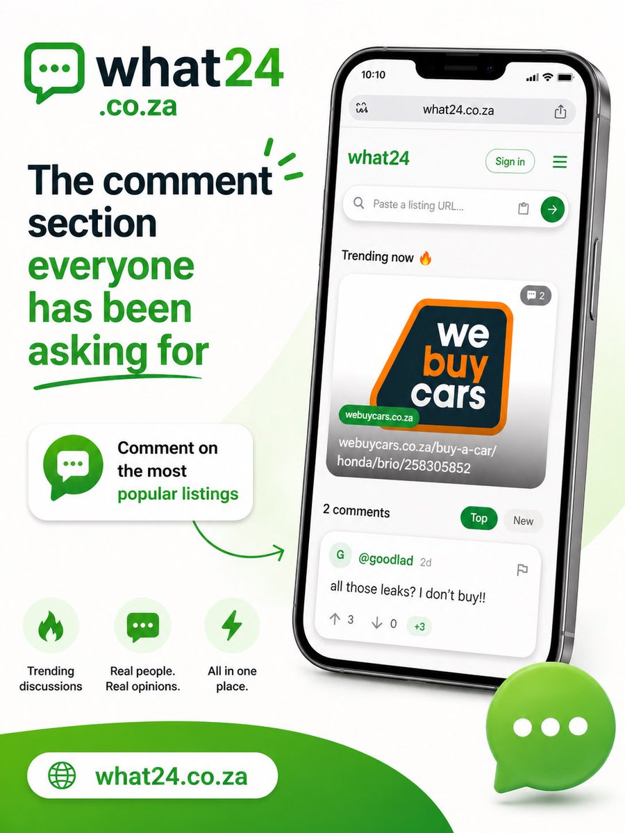 JosiahThobejane's tweet photo. I always see people wanting a Property24 comment section, so I (95% A.I) built one - for other listings websites as well 👀👀😂

Try it out here and have some fun 🗿❤️!

web: https://t.co/4AHI2VSdZV

Android app: https://t.co/Gk7P3nO7EO https://t.co/p04QpWvm1u
