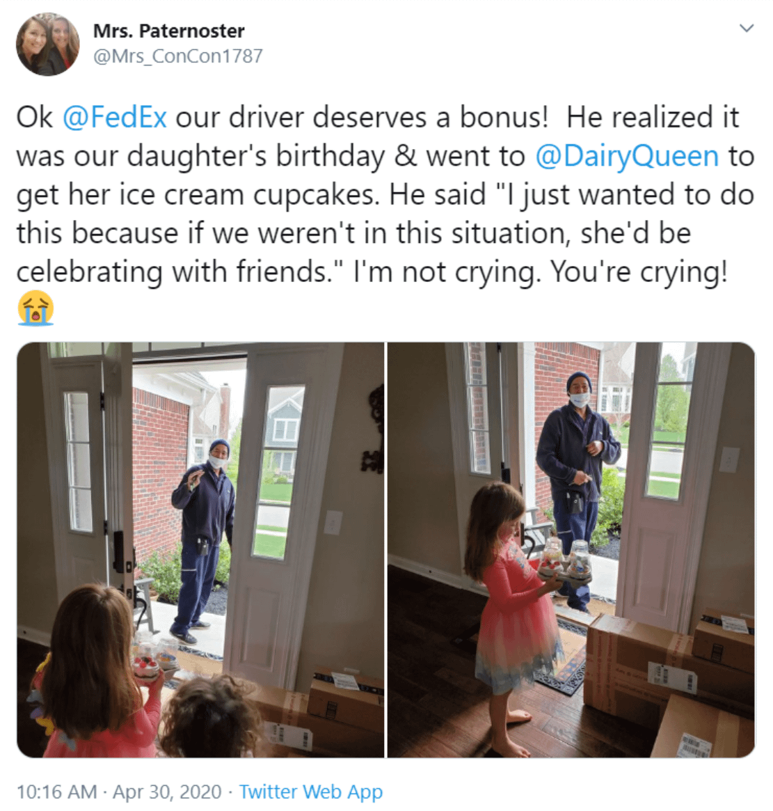GoodFeelsDaily's tweet photo. Amazing act of kindness from this driver.

#wholesome #positivity https://t.co/x5CExSP7Xo