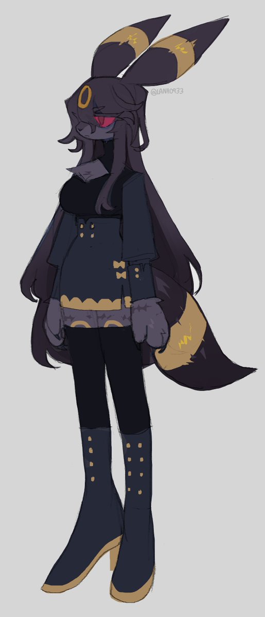 Lana0933's tweet photo. [oc] umbreon au 🌕✨ https://t.co/kLKdrldIdc