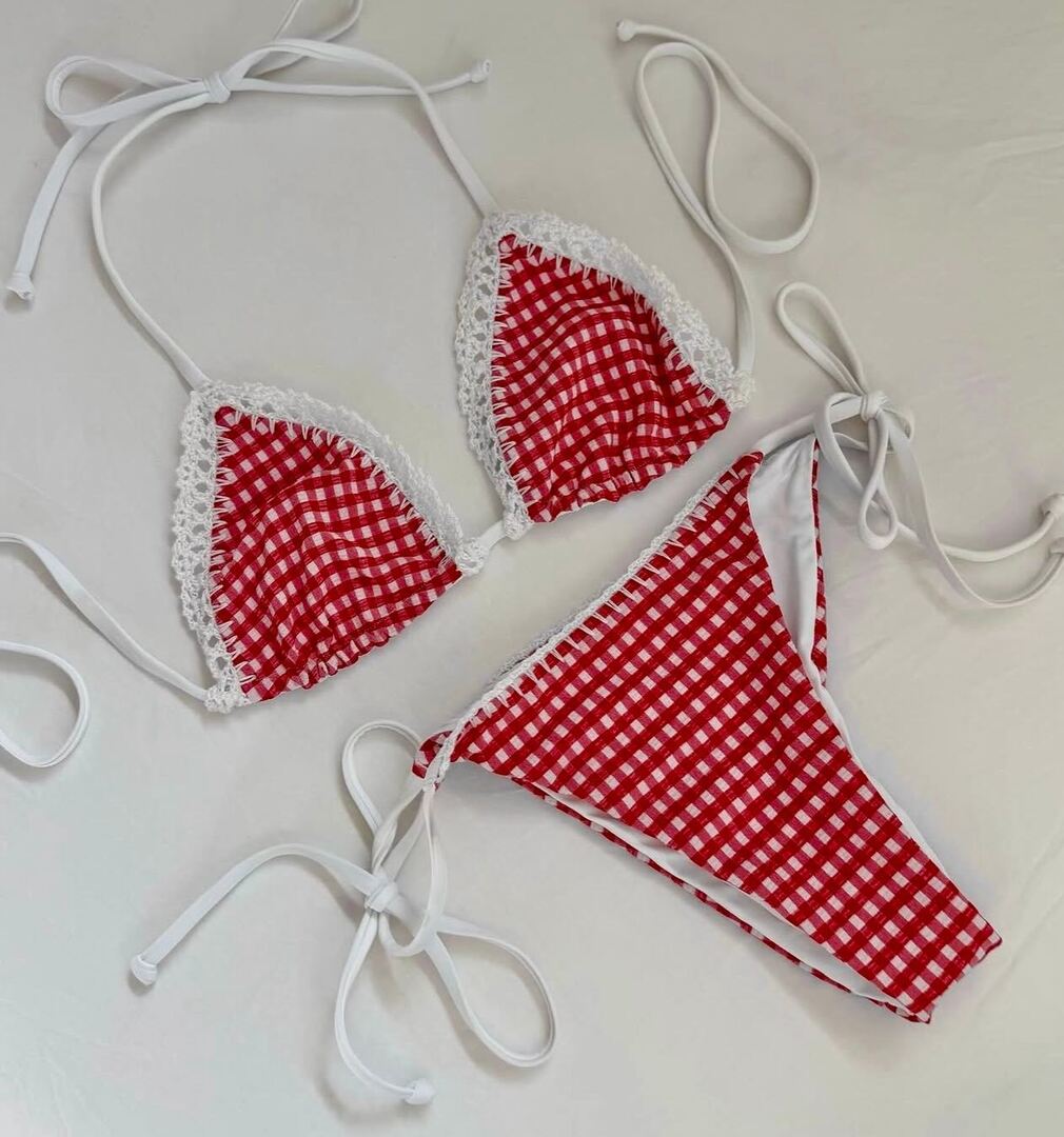 bestswimwear's tweet photo. For the gingham girls ❤️🤍 https://t.co/AF1ruKzRiX https://t.co/SBBPajNsYh