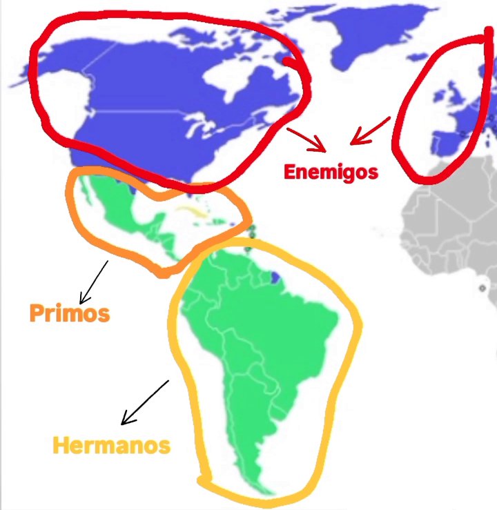 MauroFdz's tweet photo. Aunque haya algunos extraviados cualquier sudamericano sabe que es así. https://t.co/uAbcHoHMmo