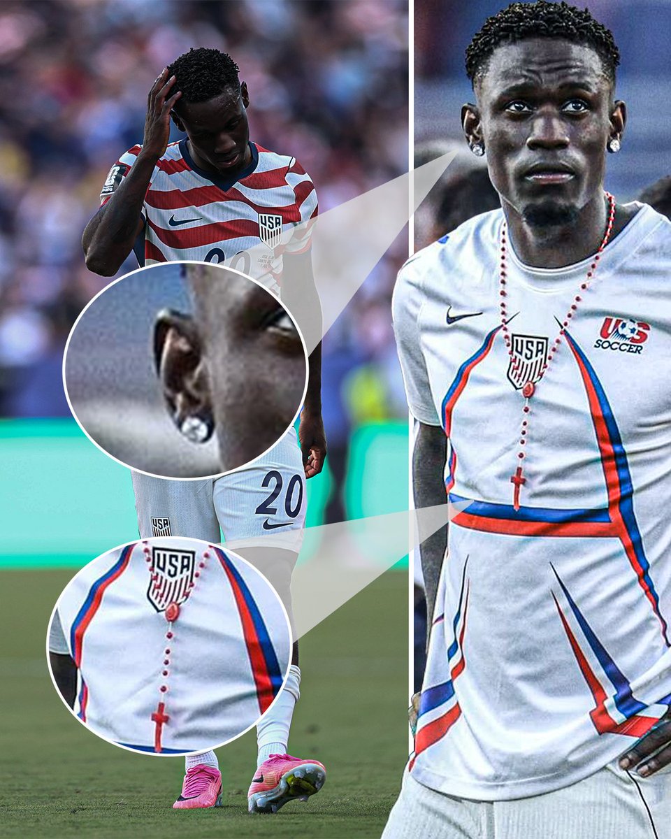 ESPNUK's tweet photo. Folarin Balogun got sent off and came back dripped out vs Bosnia-Herzegovina 💫 https://t.co/h9v76AZMPI