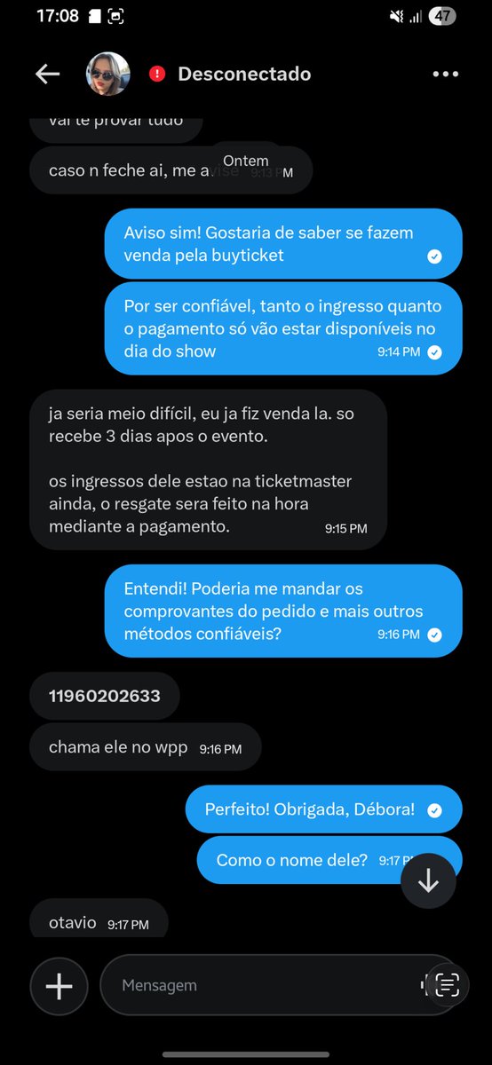 lisasenie's tweet photo. A diva é golpe 
Não tem ingresso mais na Ticketmaster gente !
Essa foto aí já roda a meio século no x 

Tu manda 100 pila e é bloqueada além de chave aleatória e temporária para que não seja de fácil rastreamento https://t.co/DbwwAxyeOF