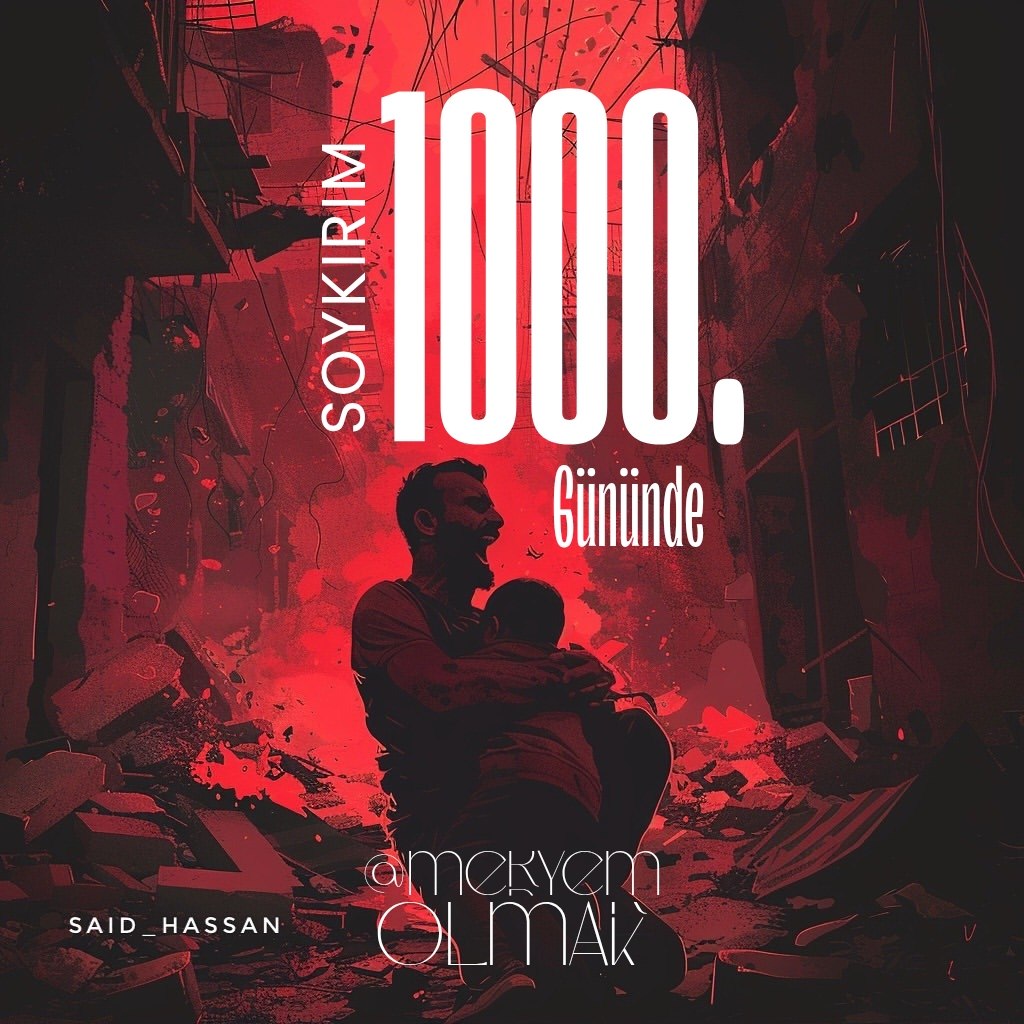 _ecehatun_41's tweet photo. Bir dakikanızı ayırıp #GazzeSoykırımı1000Gün yazarmısınız.. 

Gazze'yi Gündemden Düşürmeyin 🍉 https://t.co/jsp8ruFAyB