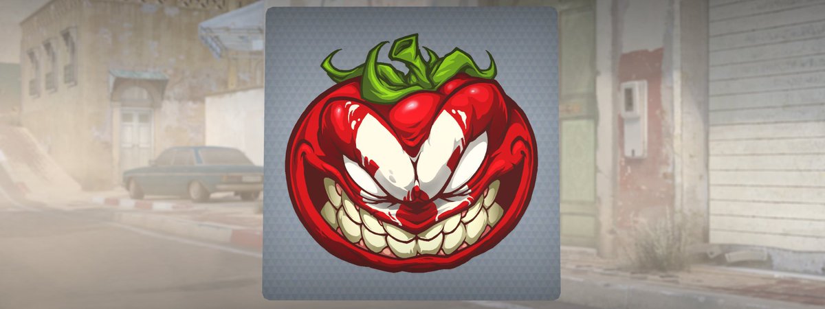 DipTextMe's tweet photo. We love Tomatoes 🍅 

@CounterStrike check this sticker btw🥰 

https://t.co/kKaFjTUF3G https://t.co/P2KnY2tKee
