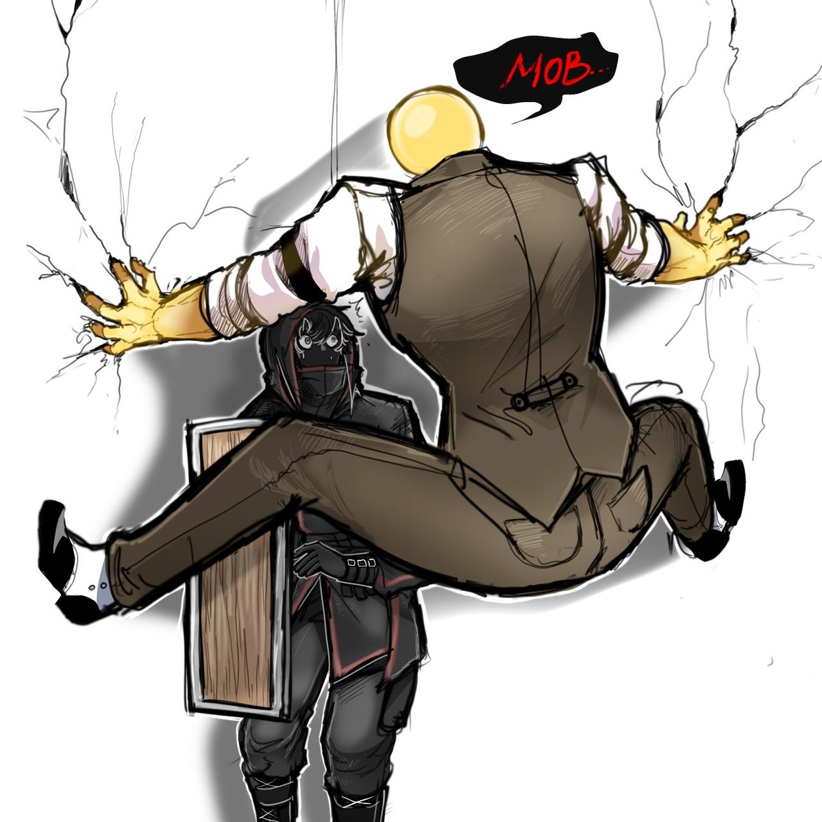computer_art003's tweet photo. Chơi hơi xấu đó Verity😅 #thatmob #verity  #fanart https://t.co/VZs1vyBhl7