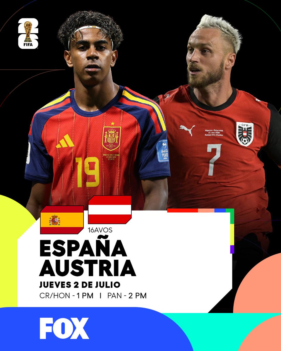 reymonero's tweet photo. Desde 2010, España no gana una eliminación directa en la Copa del Mundo. 

Prueba importante hoy contra una Austria que tiene todo por ganar y nada que perder. 

Vamos 1PM por @somosfox_cr con @tomfonseca y @CelsoBorgesCR https://t.co/PlQhdzj7Wb