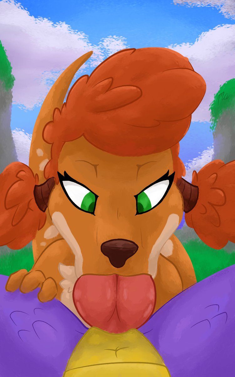 MagnificentArse's tweet photo. Shelia sucks, but she is pretty good at it!  

#shelia #spyro #furryart https://t.co/8JHzQplOZQ