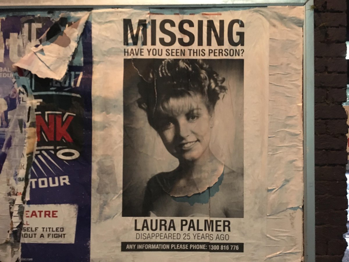 letmefeedonyou's tweet photo. twin peaks advertisement for laura palmer (2010) https://t.co/TCD04NGSZt