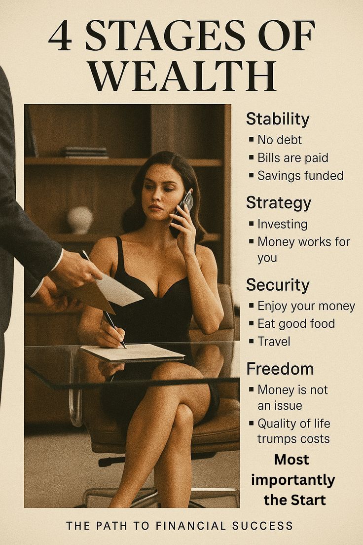 Mat8p04's tweet photo. Stages of wealth https://t.co/emP5BDMIrr