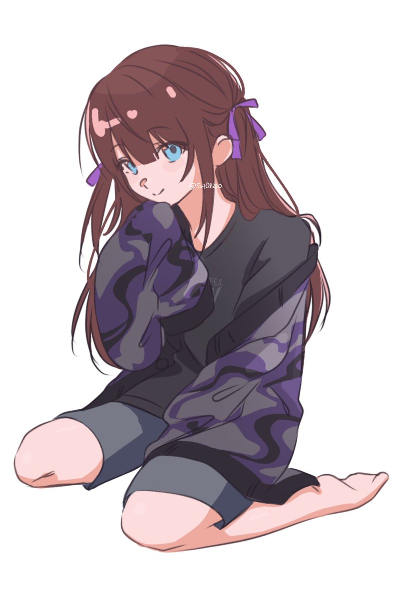 Sui08220's tweet photo. 見たくなっちゃったから！描くしかないわけ！！
 #夜風ユイアート https://t.co/H5JrYBs8Jv