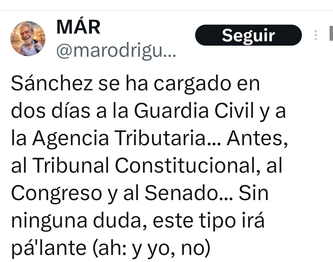 josevico4's tweet photo. MAR se saca la chorra y nos mea a todos en la cara.

Que bien se vive con las cartas marcadas y el control absoluto del estado.
No eres valiente, no eres más listo que los demás, solo que a ti te lo permiten. https://t.co/2KqXSuapEA