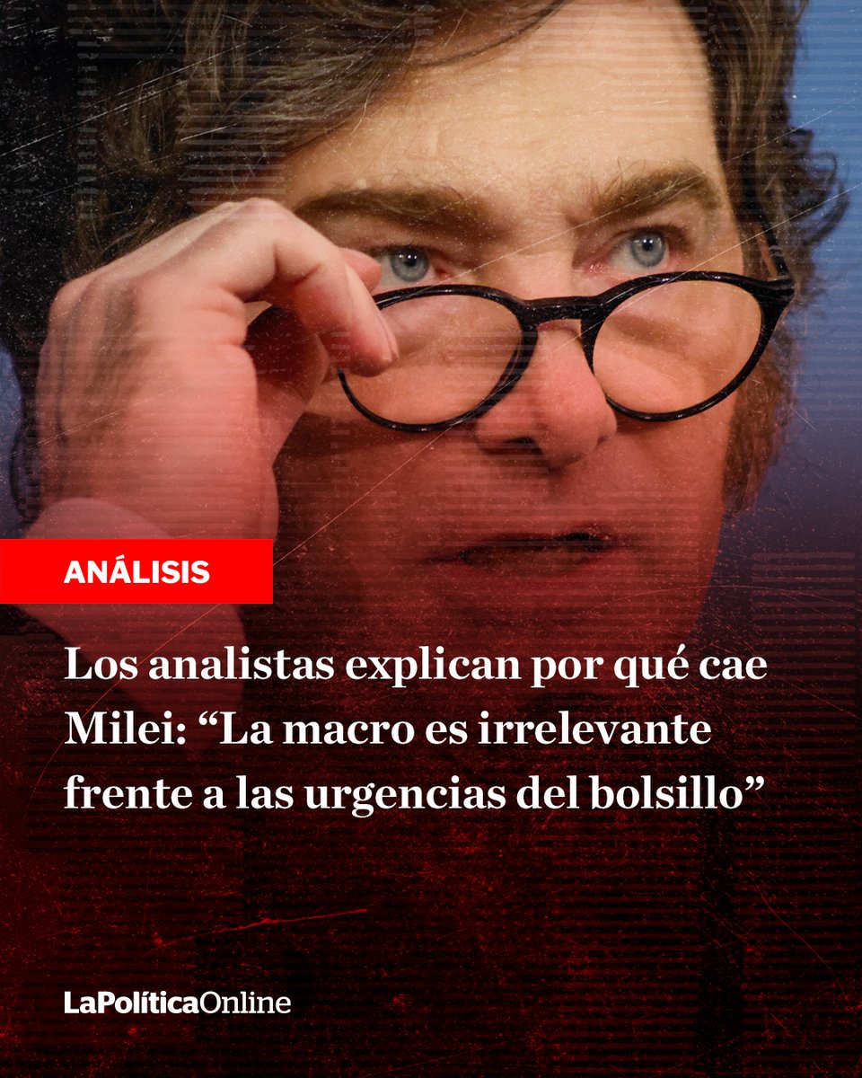 LPOArg's tweet photo. 🔴 Los encuestadores Romero, Buttié y Novaro advierten: "Milei tiene casi dos tercios en contra sino mejora el bolsillo pierde el ballotage". https://t.co/PonsGmIyDZ https://t.co/3pyyMEweXH