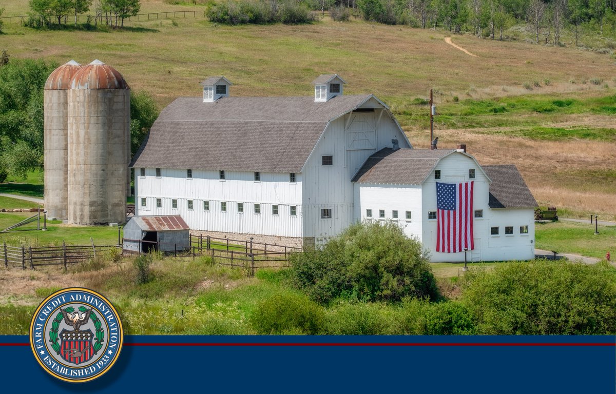 fcagov's tweet photo. As we celebrate the 250th anniversary of our nation’s founding, the Farm Credit Administration wishes everyone a safe and happy Independence Day. https://t.co/Hnl0vKJj8A