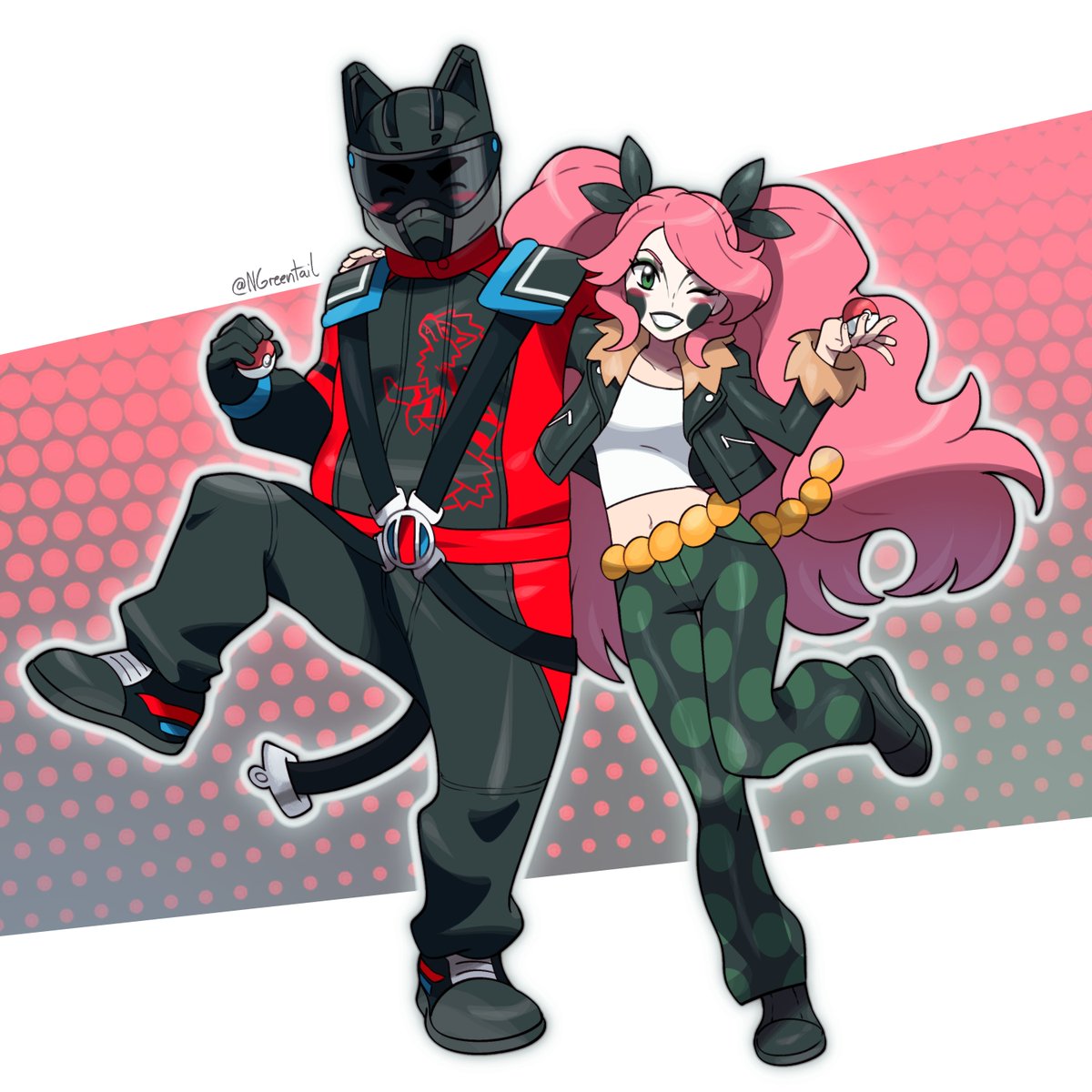 NGreentail's tweet photo. Pokémon style piece for ghastly https://t.co/mBraRJAuKJ