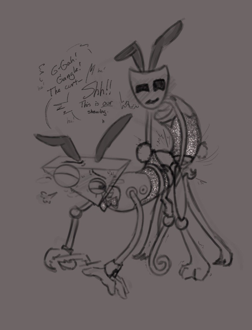 AltArsenate's tweet photo. I was inspired by the playboy Abstragedylings and had to do a warmup sketch the other day ;)

Human designs by @lara_g_rguez 
#tadcnsfw #genitalcircus #abstragedy https://t.co/4xD8QIKSYk