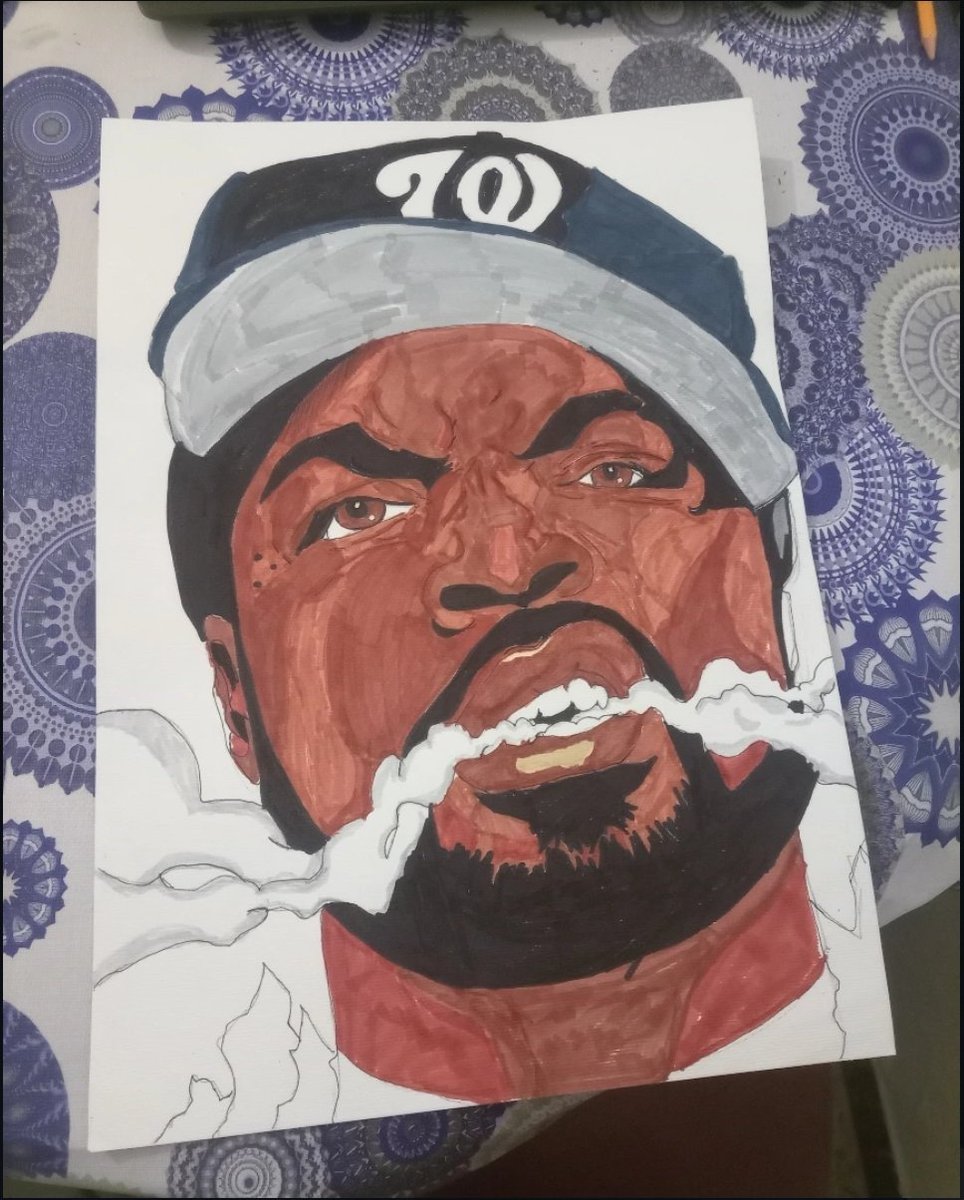 Bouchra565474's tweet photo. @icecube Dibujo en el que deje el alma https://t.co/AXx0cFesm2