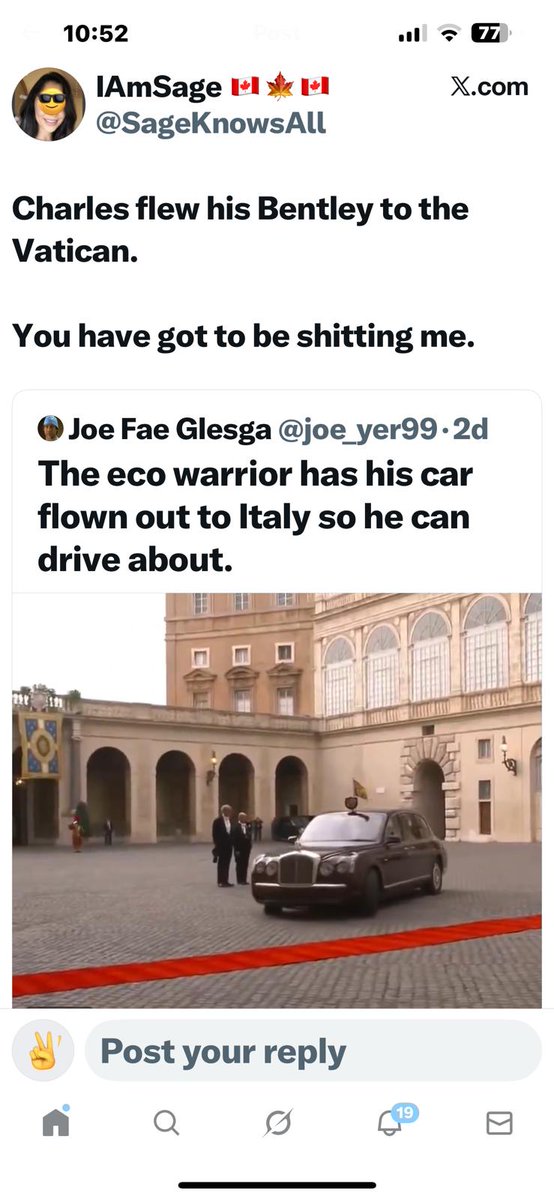 mrclean537707's tweet photo. @WHLeavitt Pope Leon a corrupt serial liar hypocrite con-man-
He's was influenced by the unelected corrupt serial liar money laundering tax evasion SURPER RICH TRILLIONARE medieval dinosaur 🦕 EVIL con-man Charles-
He was brainwashed by the corrupt Charles with his many holidays to rome-
MC https://t.co/ejLKzM4YZk