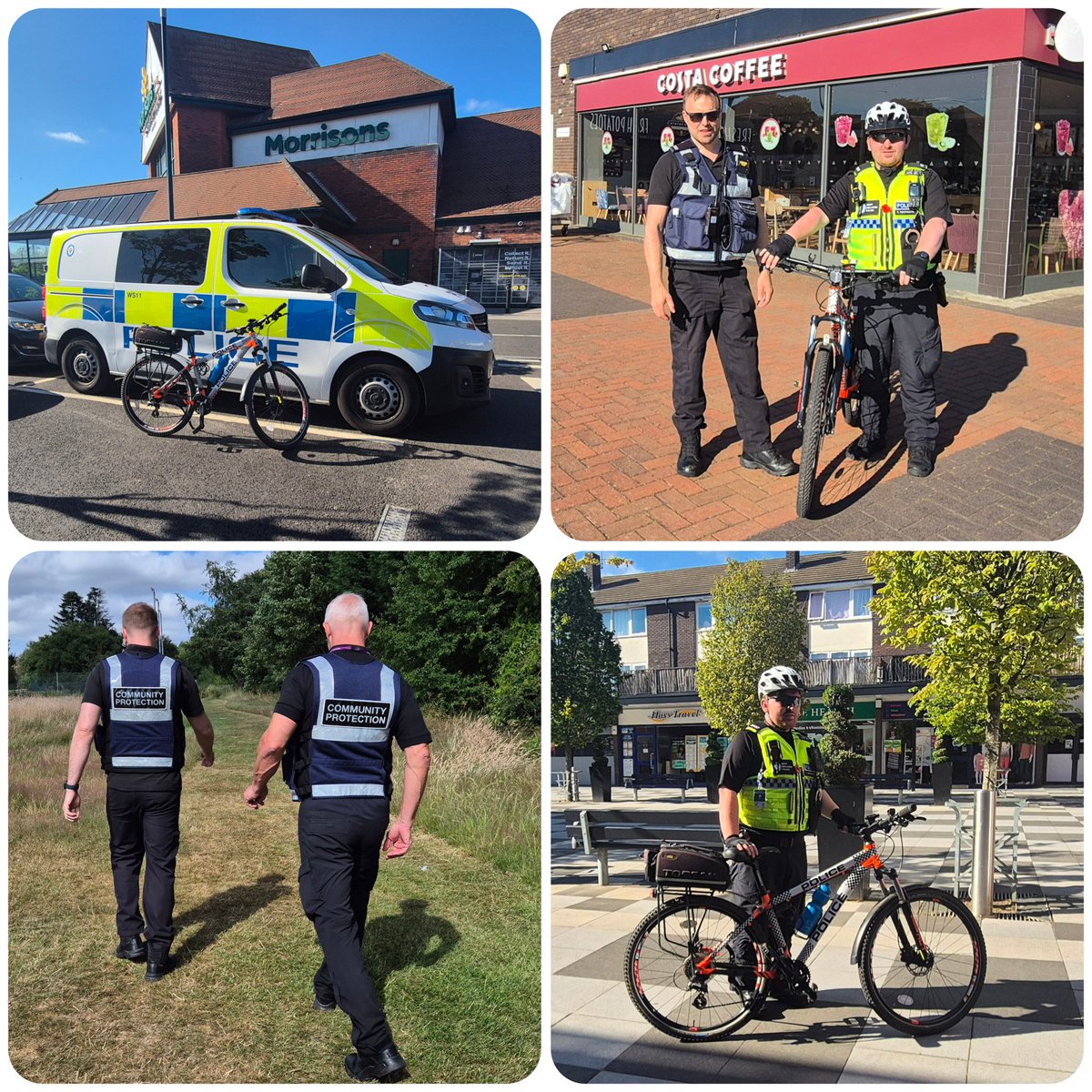 AldridgeWMP's tweet photo. ๐จ๐ฎ๐ป Officers have been on patrols today working in partnership with @WalsallCouncil community protection officers targeting areas of recently reported antisocial behaviour and providing visibility to deter issues around businesses. ๐๐
#ASBAwarenessWeek #MakingCommunitiesSafer https://t.co/3gX6twJgwe