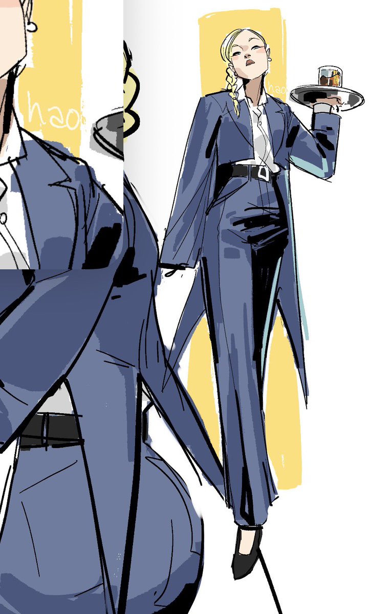 hao0047's tweet photo. scribbles of that new batman character.. verity pennyworth is such a cute name oml

im not a comic reader (yet?) but her design is gorgeous!! https://t.co/gbzgfmjnGb