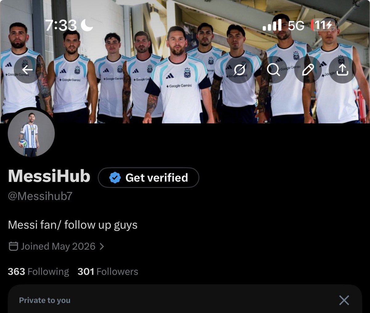 MessiHub tweet media