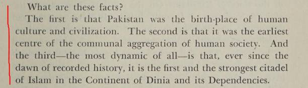 thealiwarsi's tweet photo. Chaudhry Rahmat Ali, in 'Pakistan: The Fatherland of Pak Nation' (1934), one of the foundational texts of Pakistani nationalism, declares:

"Pakistan was the birthplace of human culture and civilisation ... It was the earliest centre of the communal aggregation of human society."

Pajeet Kumar from Dravidistan: "Pakistanis call themselves Arabs, saaar 😭😭😭"