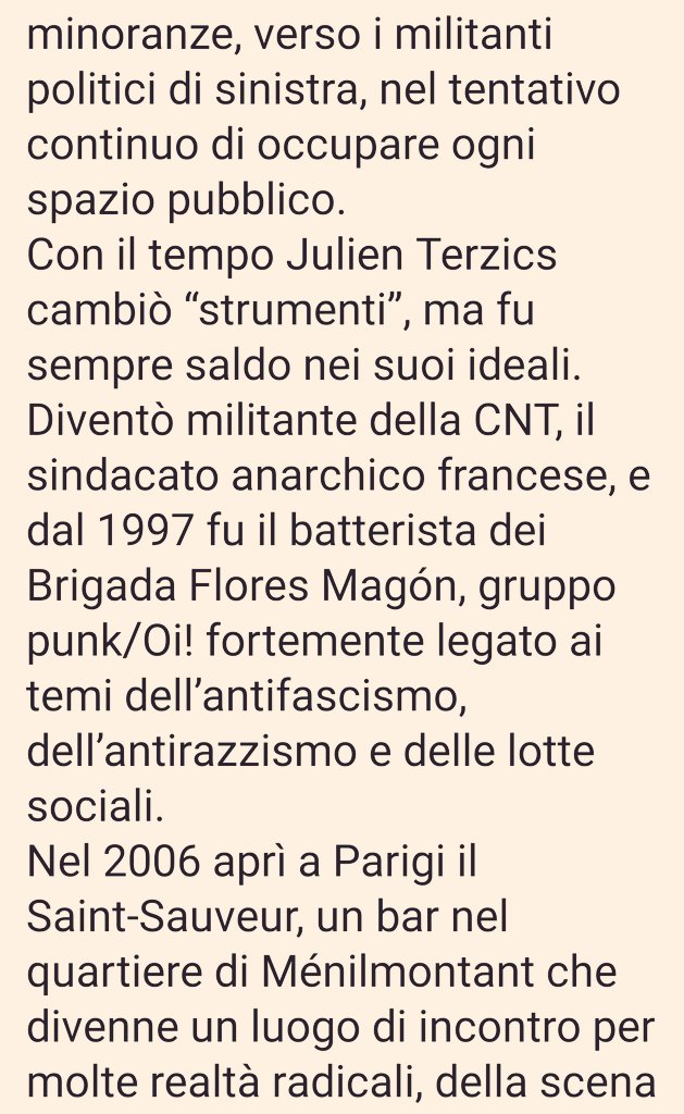 paolabest64's tweet photo. 📌#La_Resistance des #Red_Warrios ✊💢
☆
https://t.co/OoK0TauN3g
☆
IL Suo Nome non dice molto al grande pubblico, ma per intere Generazioni di Militanti Antifascisti Francesi #JulienTerzics è stato un #Simbolo.
La sua Storia comincia nella..👇 https://t.co/6VZTFeD7m3