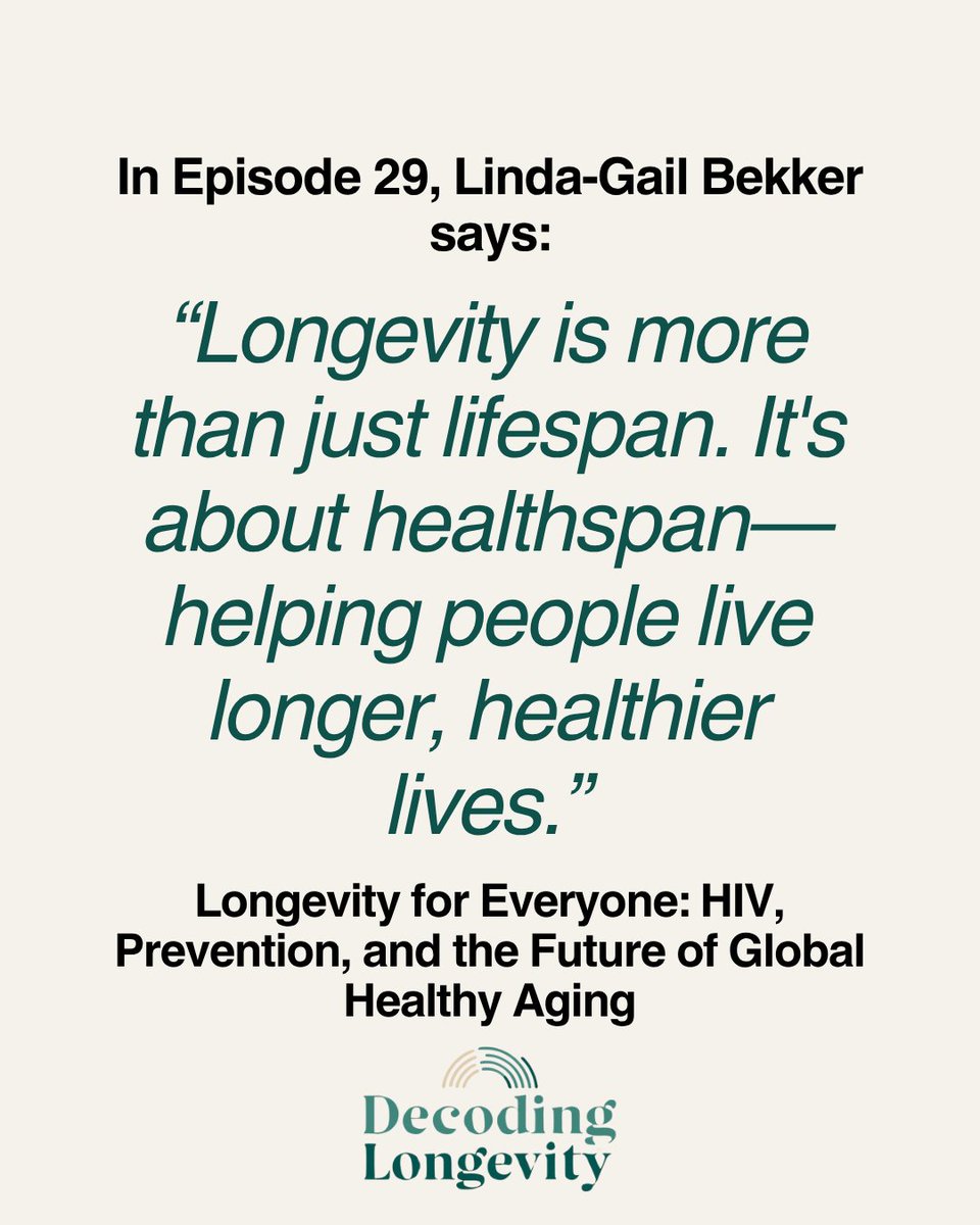 Decoding Longevity tweet media