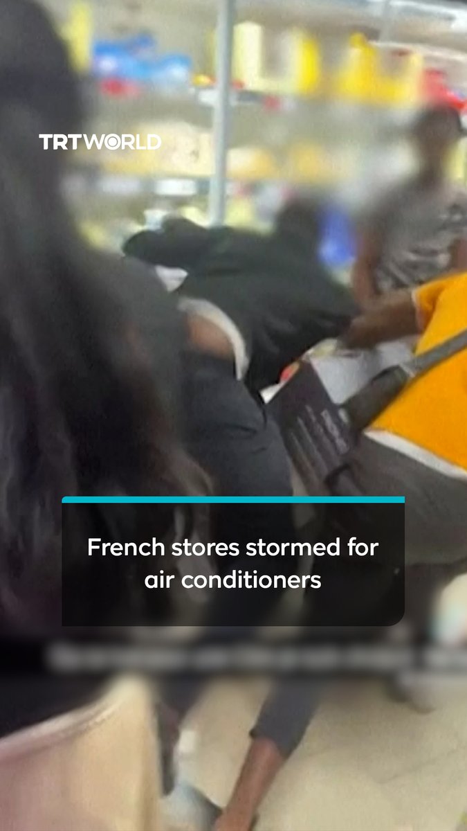 Stores across France were overwhelmed after an announcement that 200,000 fans and air conditioners would go on sale amid a severe heatwave.