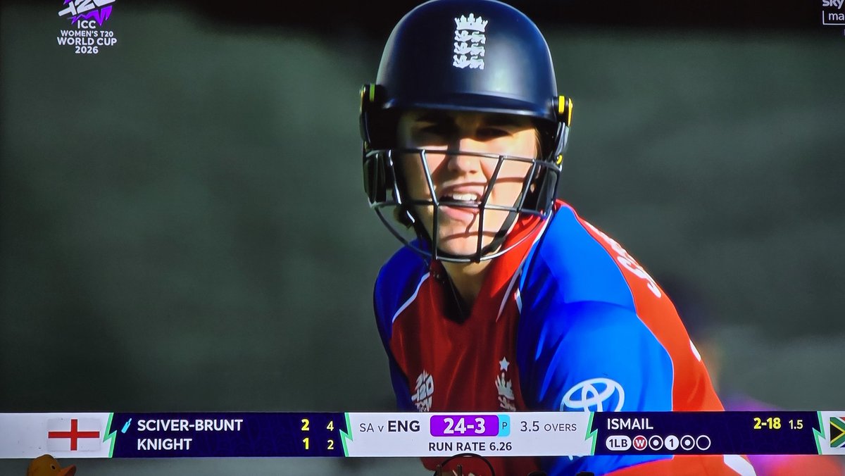 BuddhaSFW's tweet photo. Anyone else watching the Women's T20 World Cup?

Not a good start for England but lopking better now. Sciver-Brunt going well https://t.co/fTpY6aHCtH