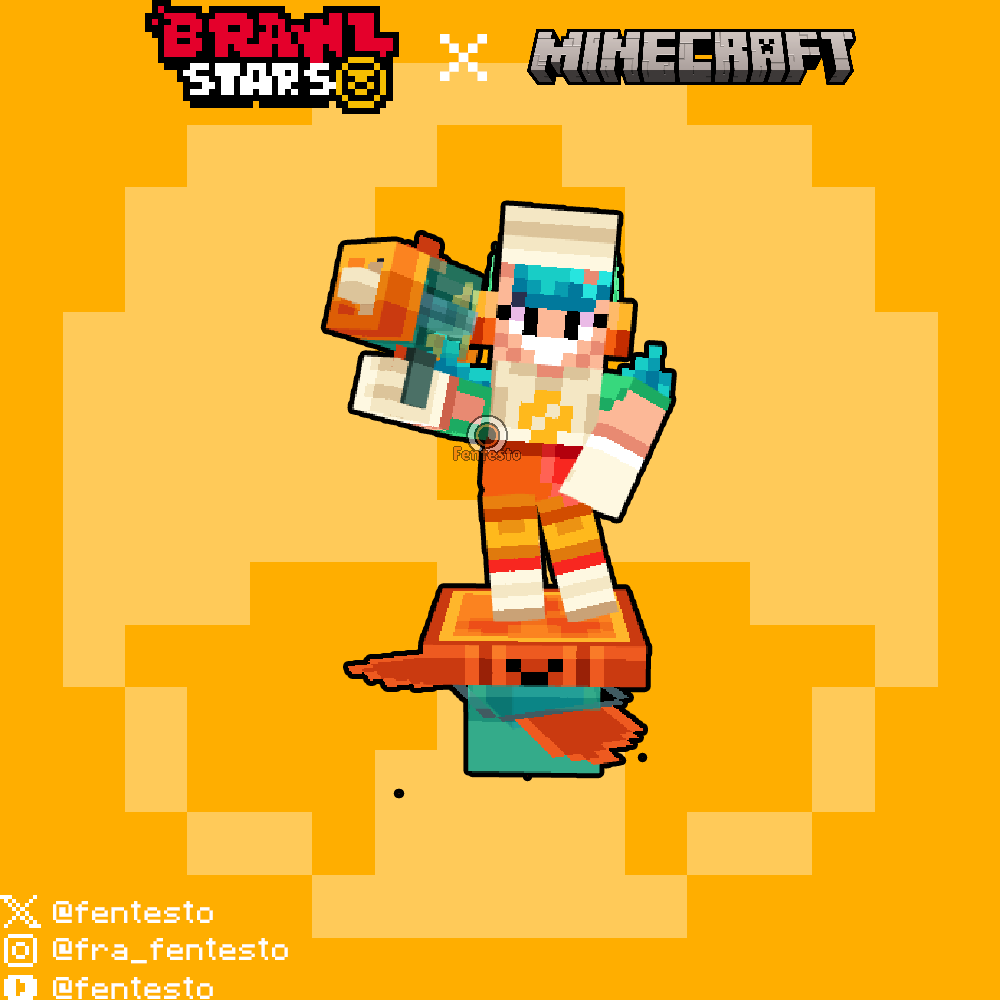 Minecraft styled Wendy #Minecraft #Blockbench #pixelart