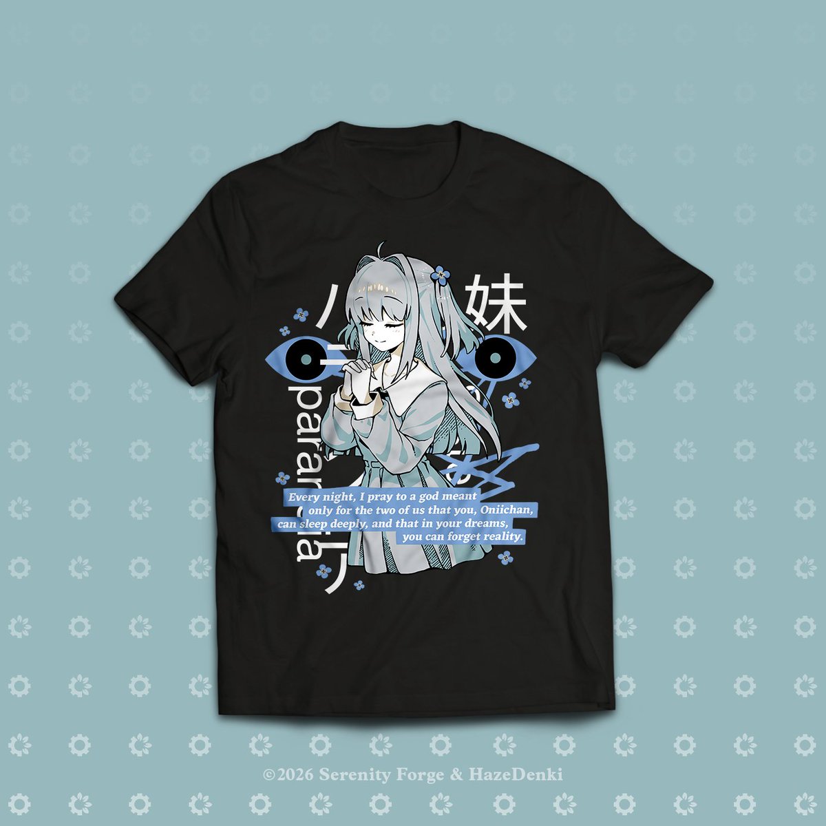 _Satchely's tweet photo. I drew the Sister Other Paranoia T-shirt! ✨ https://t.co/5XS4TrhP3v