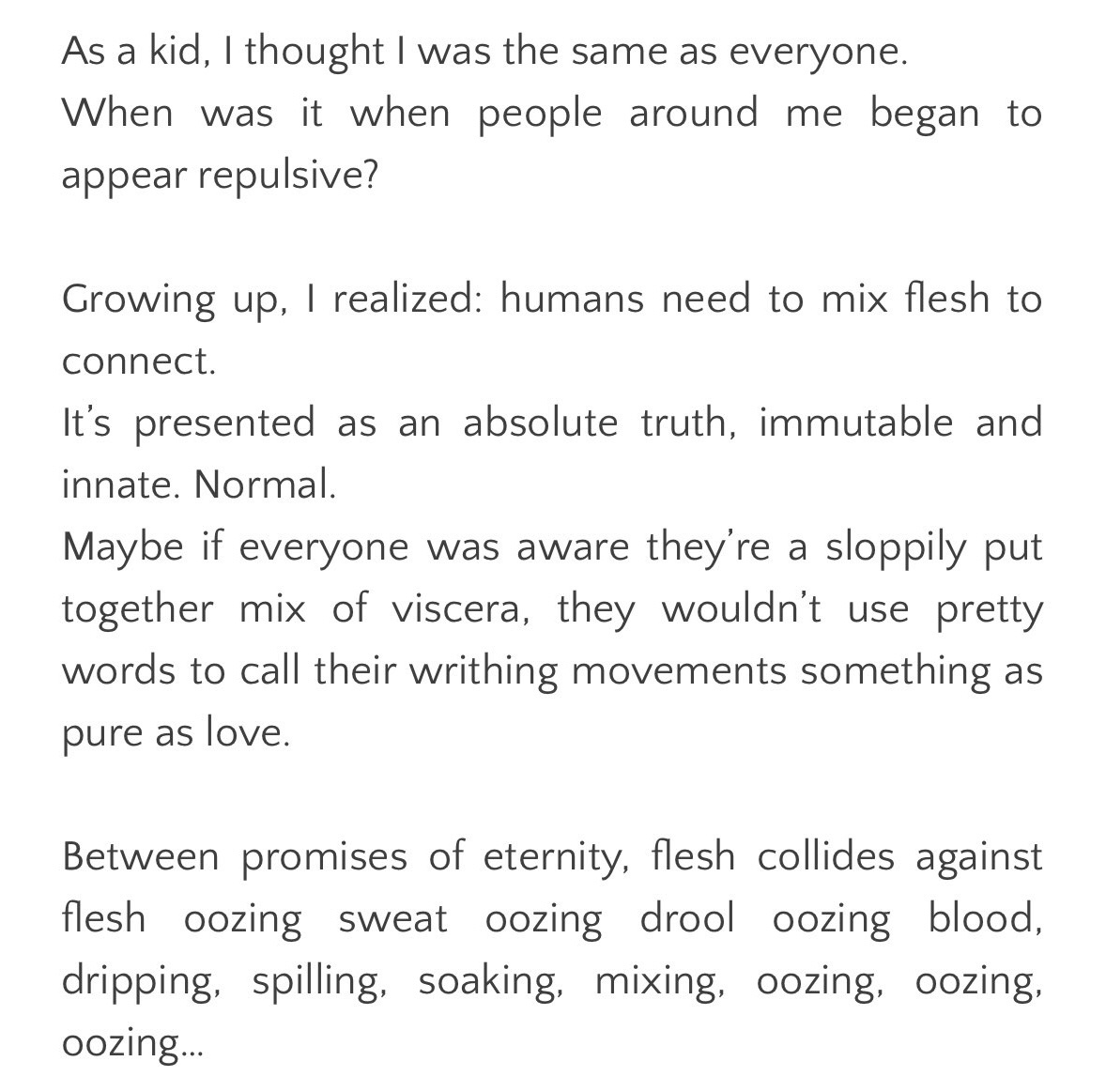 dailyvincharles's tweet photo. etherane logs
Lament #1. Imaginary (reality)
Lament #2. Reign of Flesh https://t.co/zxW4UQ4cyP