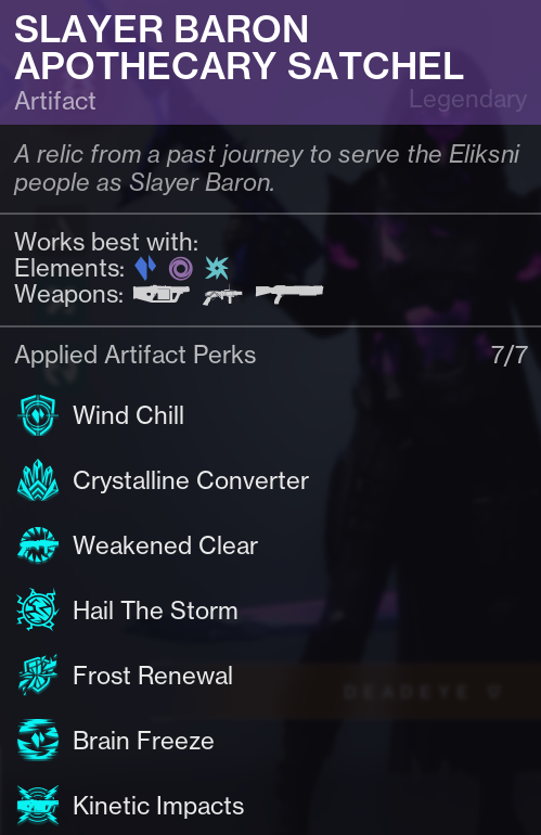 TheBuildHubGG's tweet photo. Exotic:
Mask of Fealty

Armor Bonus:
4 piece Seventh Seraph armor

Weapons:
Preference(ish) 

#Destiny2 https://t.co/nI5Cm53WHc