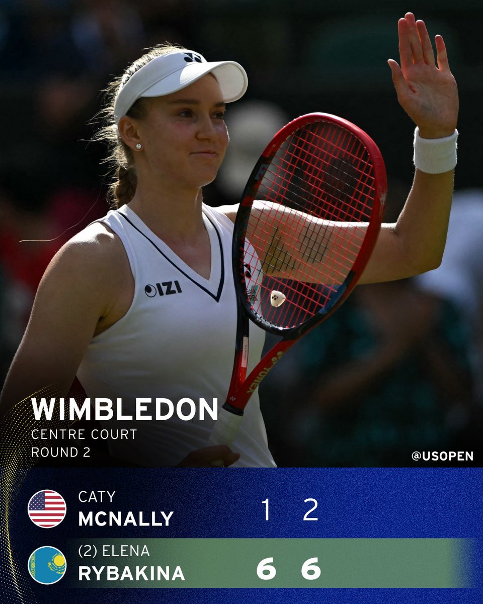 usopen's tweet photo. Elena looks ahead to Round 3! https://t.co/LiekJVWnWa