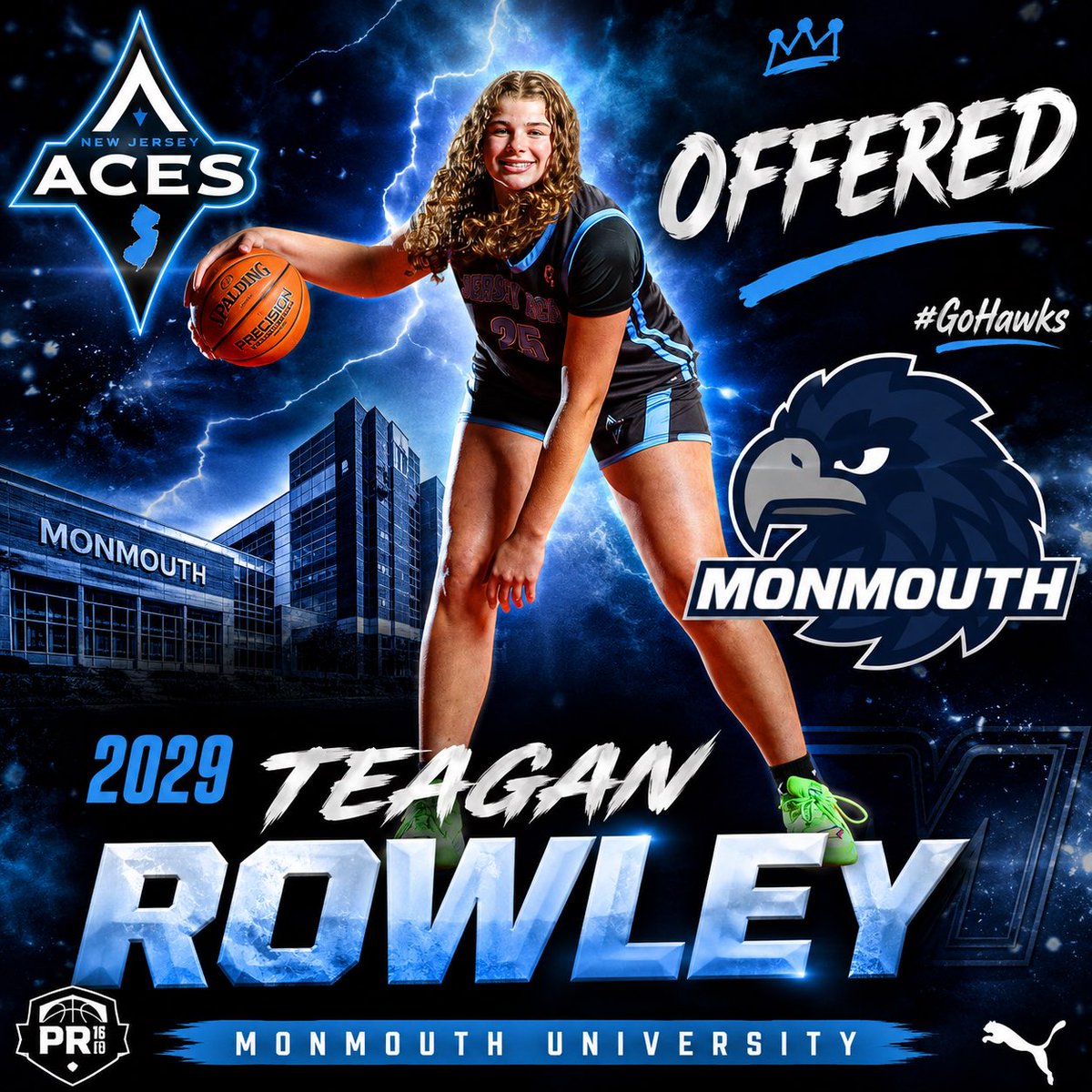 Teagan_rowley's tweet photo. I'm so blessed to have received my first
Division 1 offer from Monmouth University! After an amazing conversation with Coach Wetmore, and assistant coaches Coach Aja & Coach Centeno. I am so grateful to have been given this opportunity! It means more than I can put into with words!
Thank you to everyone who has made this day possible from my family, coaches, teammates, & everyone who has supported me along the way. I'm so excited to keep working!
#Classof2029#MonmouthWBB#D1Offer#Grateful#NJAces