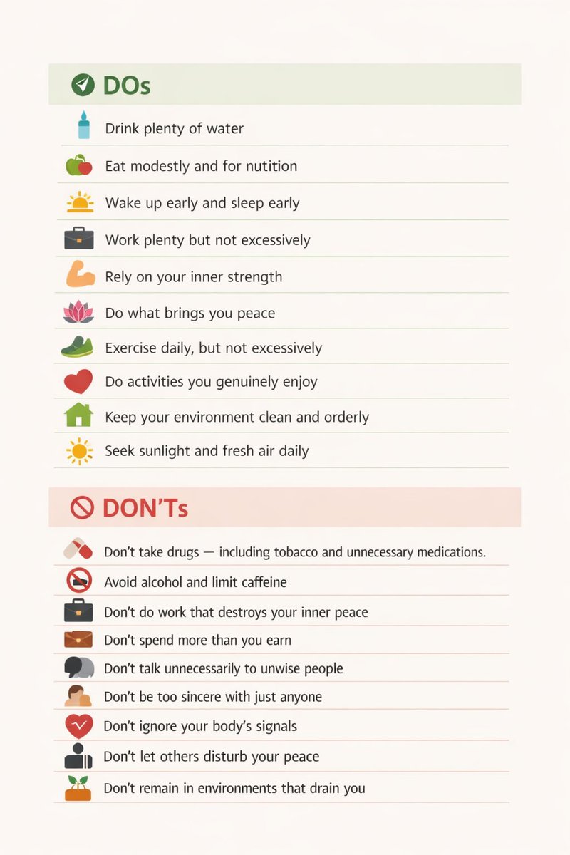 inesobmorais's tweet photo. Wellness advice for today's world, condensed version. https://t.co/uaLxL3dSsU