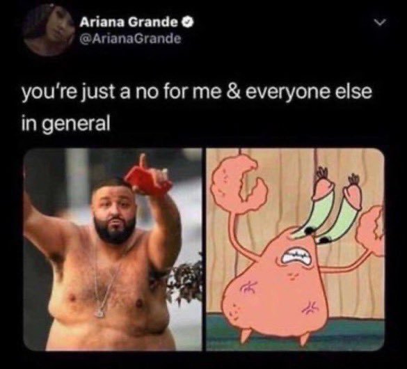 FuentesXris's tweet photo. Nunca olvidar cuando Ariana papeó a Dj Khaled https://t.co/twYL3bA7zC