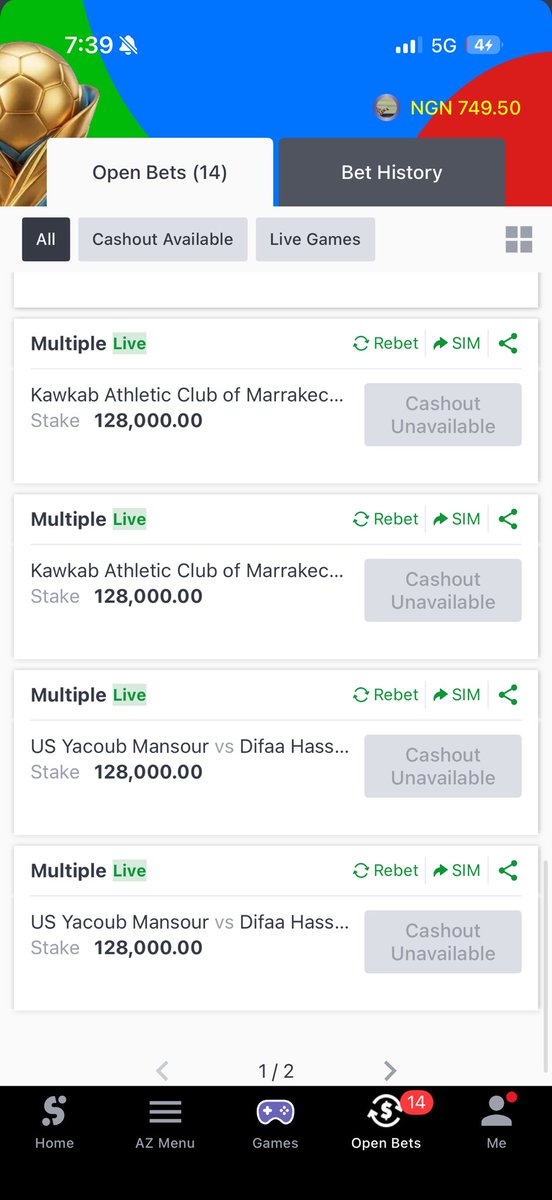 thekozykid's tweet photo. 1 game holding 1 billion naira win 🙏🏻 Give me this win Lord https://t.co/DuDnppLI2G