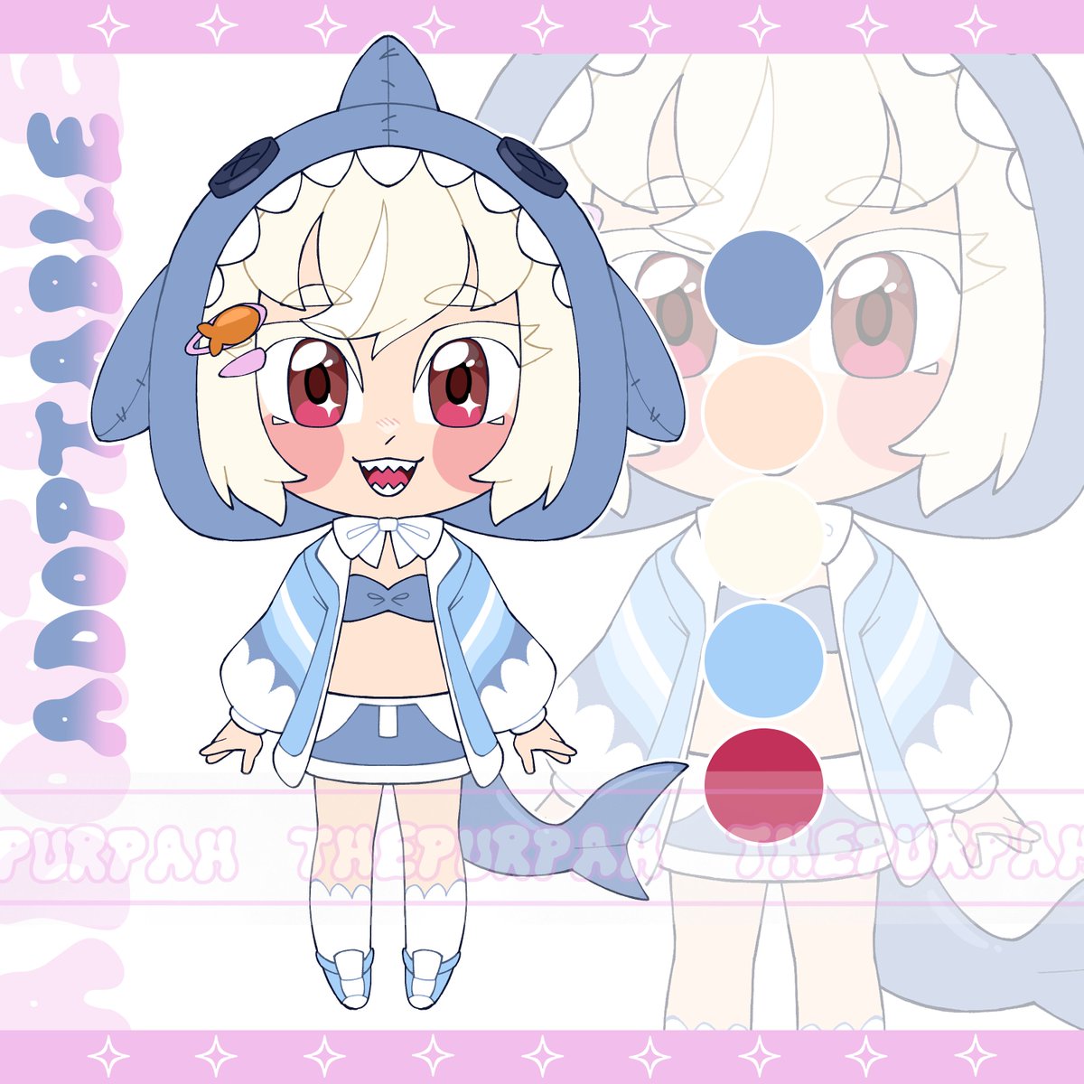 thepurpah's tweet photo. My first stab at some adoptables! You can find them on my Vgen shop ^^ (Link below!) https://t.co/maSgq91xjI