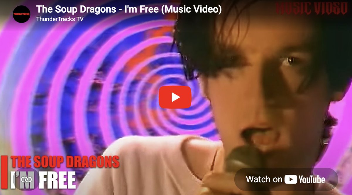 GrantMcPheeFilm's tweet photo. I'm Free by the Soup The Soup Dragons was released 36 years ago today

Its story is one of THE big music injustices so I wanted to set the record straight; not only perceived press reaction but its place in pop history - and its unexpected afterlife

https://t.co/PzM9heg20k https://t.co/5geNviRICJ