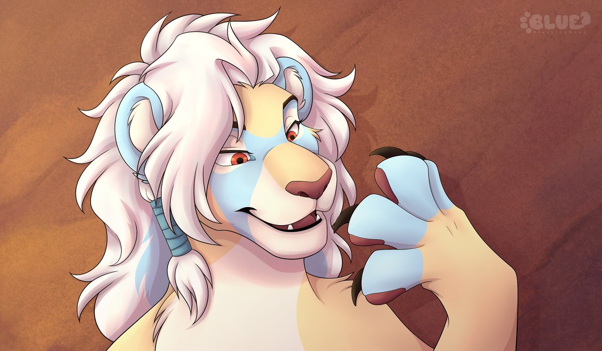 BlueLionMane's tweet photo. Redraw for @RiaMalicious 🩷🦁 https://t.co/YtHcSwDN3Z